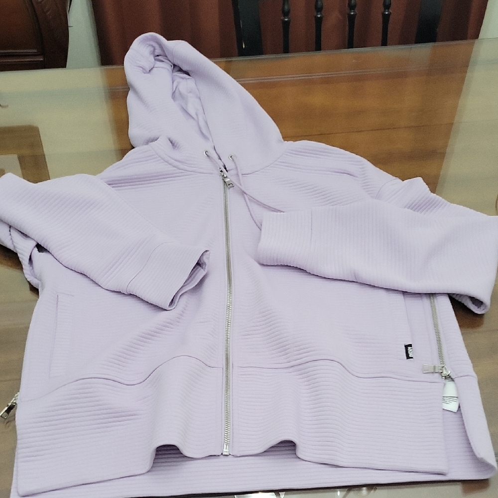 DKNY Sport Light Purple Zip Up Jacket